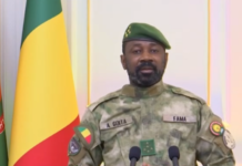 E mawningol jeytaare Mali hannde, hooreejo laamu faddewu nguu, Assimi Goita suuti konnguɗi hanki e no aadorinoo nih