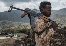 Hare ɓamti hakkunde murtuɓe ɓee e guwernamaŋ Ethiopie to diiwal Tigré