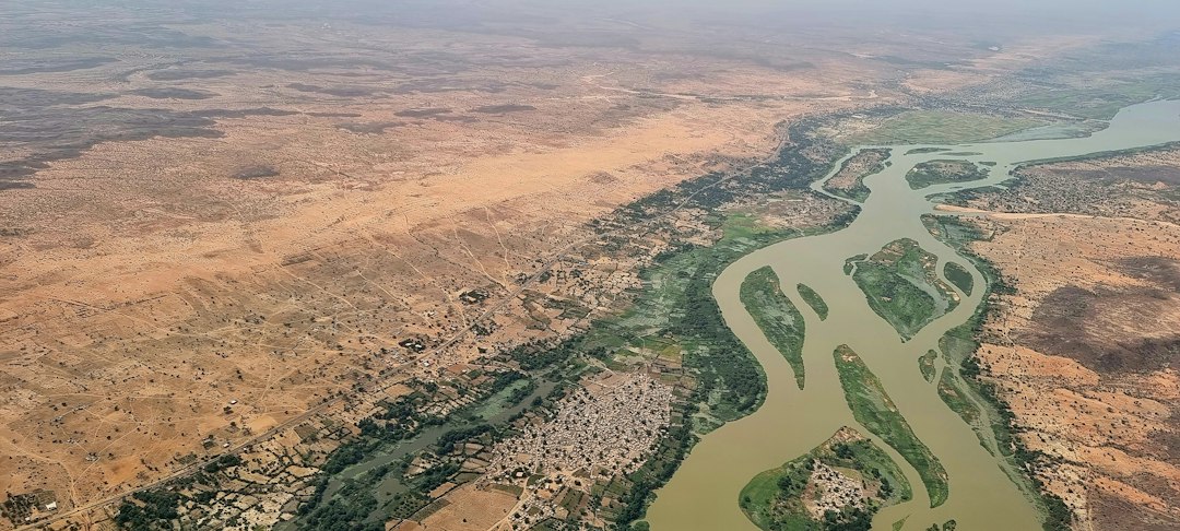 Vue sur le fleuve Niger