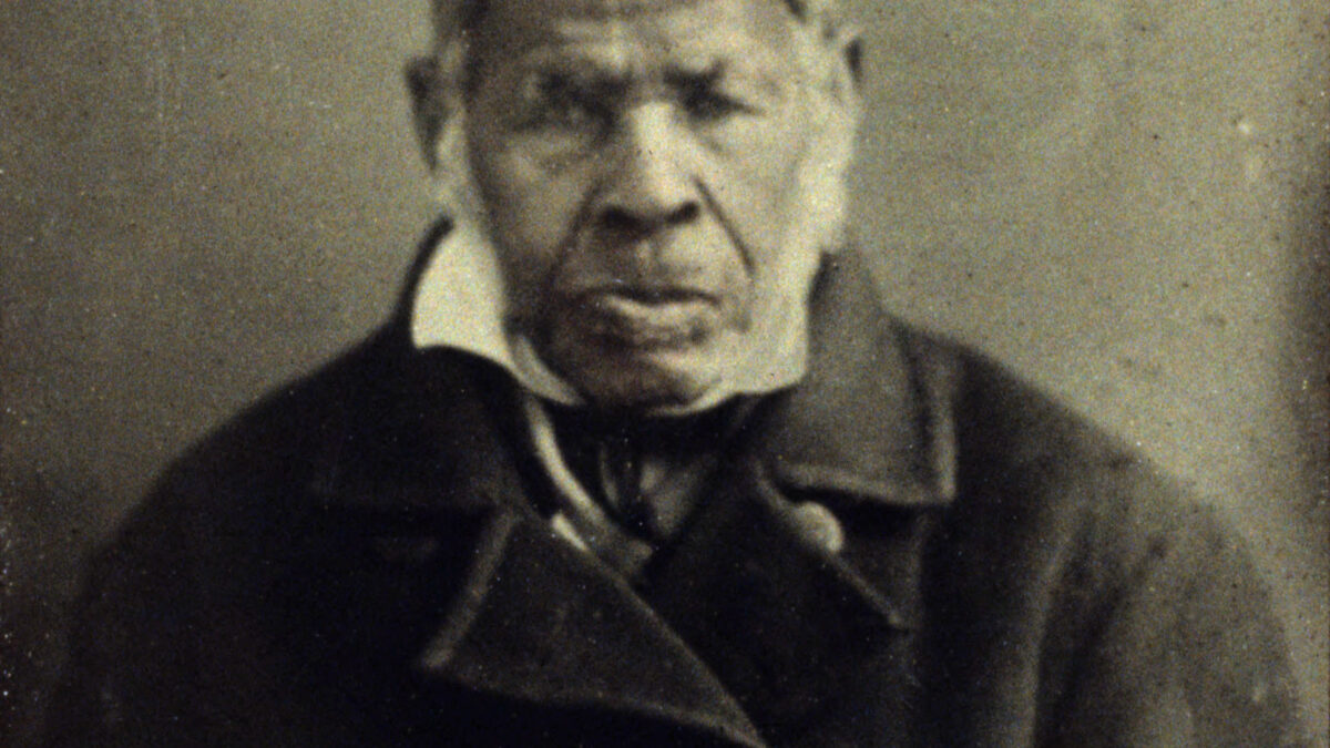 Portrait photographique d’Omar ibn Saïd, savant peul du Fouta-Toro réduit en esclavage aux États-Unis