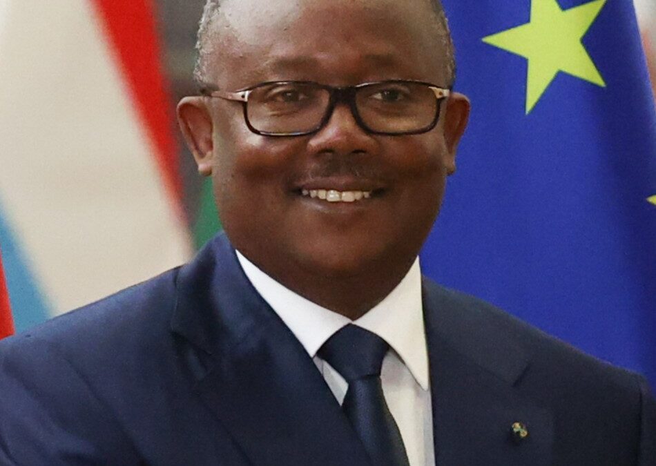 Umaro Sissoco Embaló, alors président de la Guinée-Bissau, le 11 février 2025